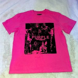 Purple Brand Velvet logo shirt